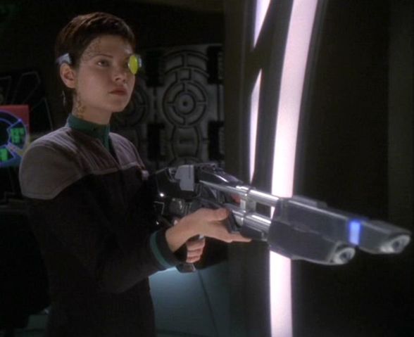Ezri Dax looking for an inspirational target to hit